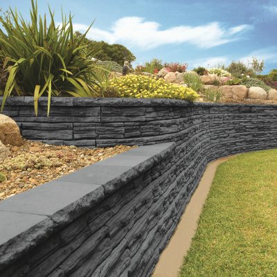 One of the most eye-catching retaining walls available in Australia