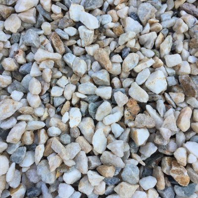 WLS sells the White Crushed Gravel in a variety of different sizes