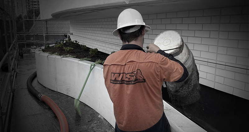 WLS Mulch taxi - Mulch services for high rise planta box
